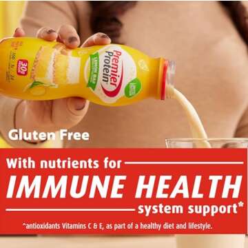 Premier Protein Shake, Limited Edition, Lemon Bar, 30g Protein, 1g Sugar, 24 Vitamins & Minerals, 11.5 oz, 12 Pack