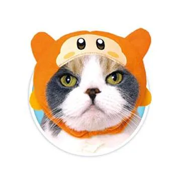 Kitan Club Cat Cap - Pet Hat Blind Box Includes 1 of 5 Cute Styles - Soft, Comfortable - Authentic Japanese Kawaii Design - Animal-Safe Materials, Premium Quality (Kirby)