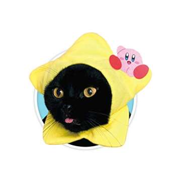 Kitan Club Cat Cap - Pet Hat Blind Box Includes 1 of 5 Cute Styles - Soft, Comfortable - Authentic Japanese Kawaii Design - Animal-Safe Materials, Premium Quality (Kirby)