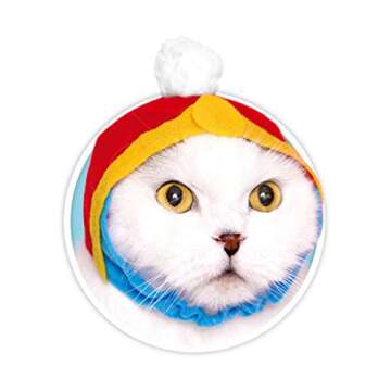 Kitan Club Cat Cap - Pet Hat Blind Box Includes 1 of 5 Cute Styles - Soft, Comfortable - Authentic Japanese Kawaii Design - Animal-Safe Materials, Premium Quality (Kirby)