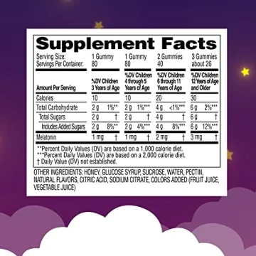 Zarbee's Kids Melatonin Gummy, Effective Sleep Aid