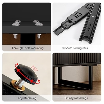 Chrangmay Modern 6-Drawer Chest Spacious Safe Storage