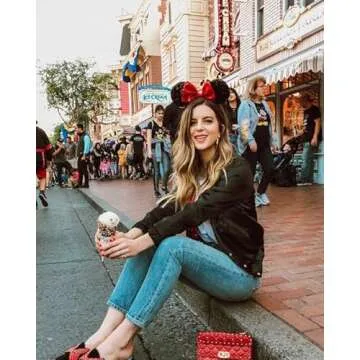 DRESHOW Mouse Ears Bow Headbands Glitter Party Decoration Cosplay Costume for Girls & Women