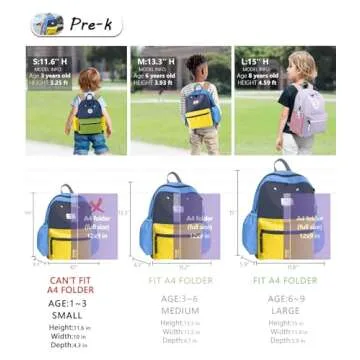 Preschool Toddler Backpack For Boys Girls, Toddler School Mini Backpack For School & Travel, Small K...