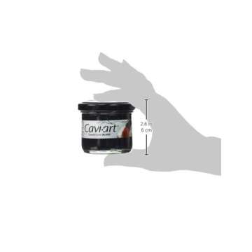 Caviart Award-winning Vegan Caviar - Black Seaweed Flavor 3.5 oz