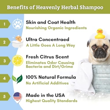 Wholistic Heavenly Herbal Dog Shampoo for Healthy Skin
