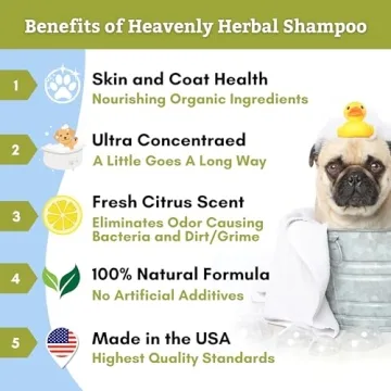 Wholistic Heavenly Herbal Dog Shampoo for Healthy Skin