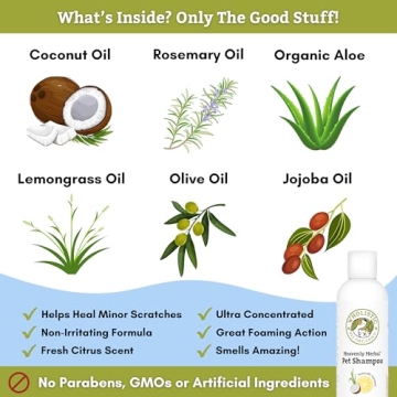 Wholistic Heavenly Herbal Dog Shampoo for Healthy Skin