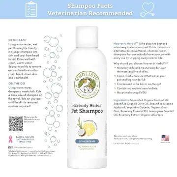 Wholistic Heavenly Herbal Dog Shampoo for Healthy Skin
