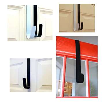 Sterling 1 X Metal Wreath Hanger 12" L Black