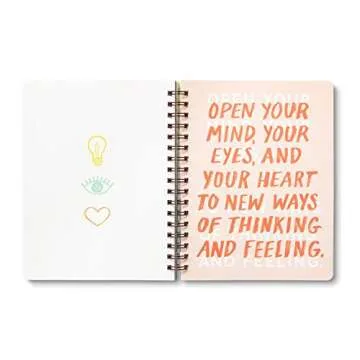 Compendium Spiral Notebook - Rumi Quote Inspiration