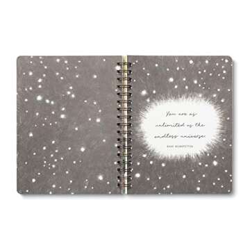 Compendium Spiral Notebook - Rumi Quote Inspiration