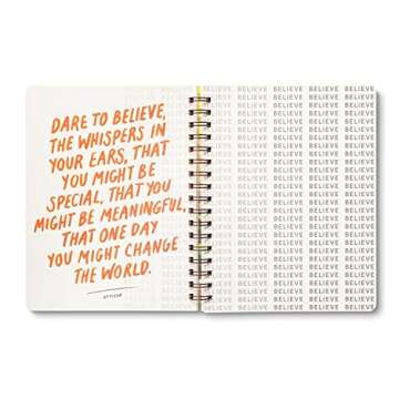 Compendium Spiral Notebook - Rumi Quote Inspiration