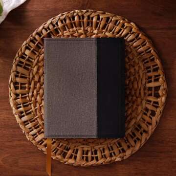 The Prayer Bible: Pray God’s Word Cover to Cover (NKJV, Black/Gray Leathersoft, Red Letter, Comfor...