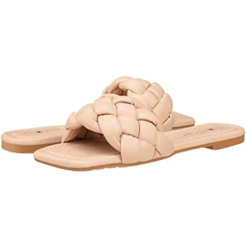 CLOVERLAY Yara Women's Stylish Eco-Friendly Slide Sandals