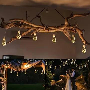 Solar Outdoor String Lights for Vintage Ambiance