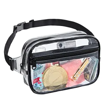 Clearworld Clear Fanny Pack for Women Men, Stadium Approved Waist Pack with Adjustable Strap,Fashion...