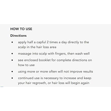 Men's Rogaine Foam for Hair Regrowth, 5% Minoxidil Treatment