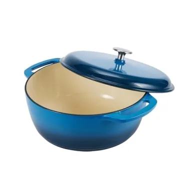Enameled Cast Iron Dutch Oven by Amazon Basics