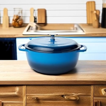 Enameled Cast Iron Dutch Oven by Amazon Basics
