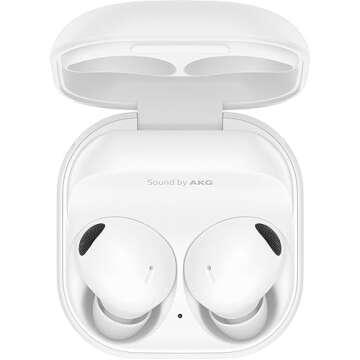 Samsung Galaxy Buds2 Pro True Wireless Bluetooth Earbud Headphones - White (Renewed)