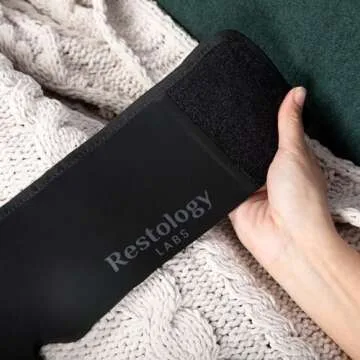 Adjustable Compression Migraine Mask + Cold/Hot GEL-Temp – Cold Headache Alleviating Ice Pack, Relief For Stress Hangovers Tension, Cooling + Heating Gel Cap, Sleep Mask. Slim profile for more comfort