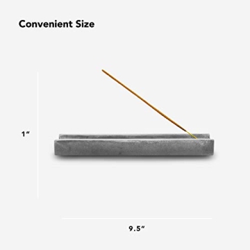 Modern Minimalist Cement Incense Holder - Slice of Goodness