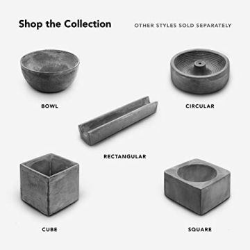 Modern Minimalist Cement Incense Holder - Slice of Goodness