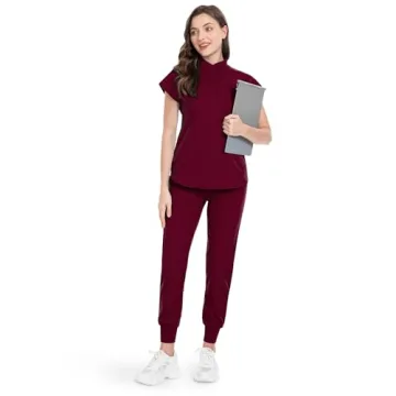 Stylish Niaahinn Women's Scrubs Set for Nurses and More