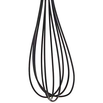 Cuisinart Silicone Whisk, 10-Inch, Black