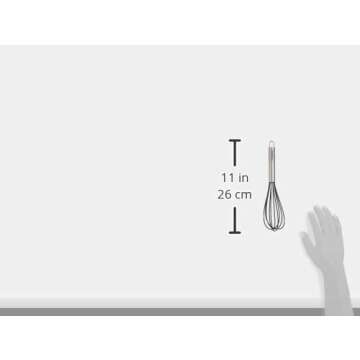 Cuisinart Silicone Whisk, 10-Inch, Black