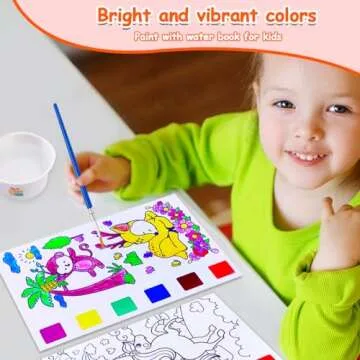 Mess-Free Watercolor Painting Book for Kids 4-8