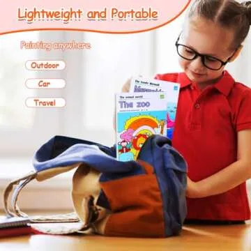 Mess-Free Watercolor Painting Book for Kids 4-8