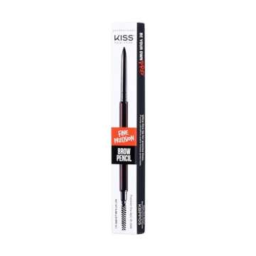 Kiss New York Professional Brow Pencil with Spoolie Brush, Ultra-Fine Precision Point Eyebrow Pencil...