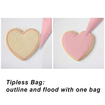Weetiee Tipless Piping Bags 100pcs for Cake Decorating