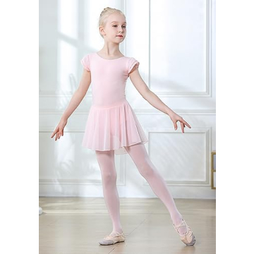 Stylish DIPUG Ballet Leotard for Girls with Flutter Sleeves