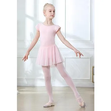 Stylish DIPUG Ballet Leotard for Girls with Flutter Sleeves
