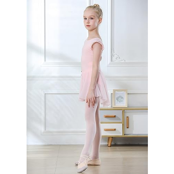 Stylish DIPUG Ballet Leotard for Girls with Flutter Sleeves
