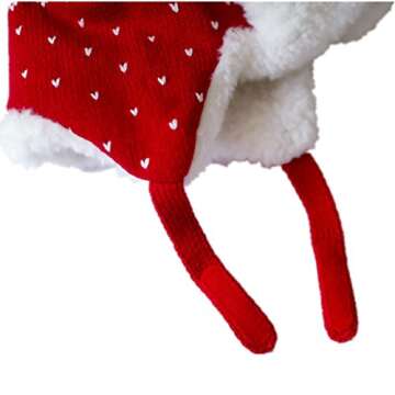 Home Prefer Baby Kids Christmas Hats with Fleece Lining