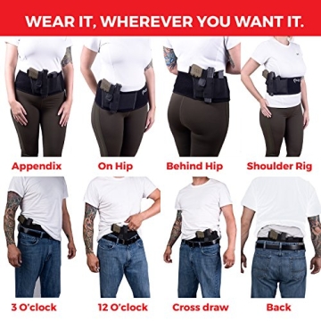 Comfortable Belly Band Holster for Concealed Carry
