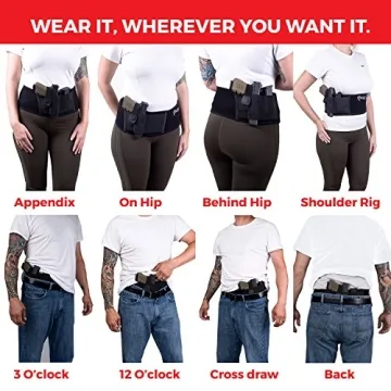 Comfortable Belly Band Holster for Concealed Carry