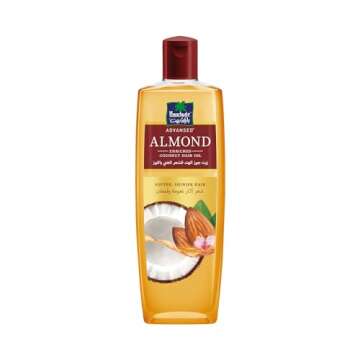 Parachute Advansed Almond Enriched Coconut Hair Oil|For Soft & Silky Hair| Boosts Shine & Softness| ...