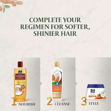 Parachute Advansed Almond Enriched Coconut Hair Oil|For Soft & Silky Hair| Boosts Shine & Softness| No Parabens & Silicones| All Hair Types| 6.7 fl.oz