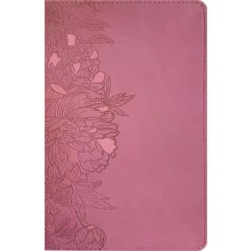 NLT Personal Size Giant Print Bible, Filament Enabled (LeatherLike, Peony Pink, Indexed, Red Letter): Includes Free Access to the Filament Bible App ... Notes, Devotionals, Worship Music, and Video
