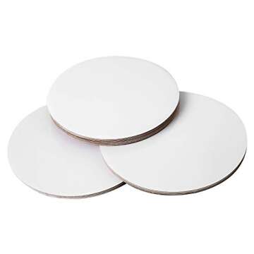 Extra-Strong 12" White Cake Board for All Celebrations