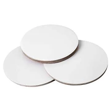 Extra-Strong 12" White Cake Board for All Celebrations