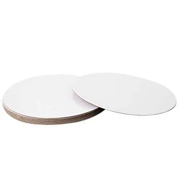 Extra-Strong 12" White Cake Board for All Celebrations
