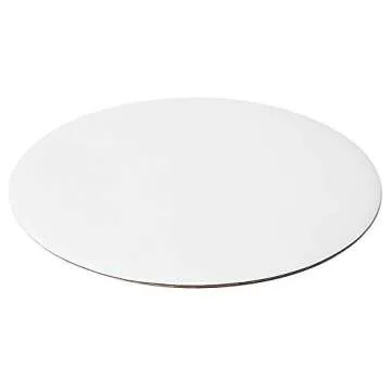 Extra-Strong 12" White Cake Board for All Celebrations