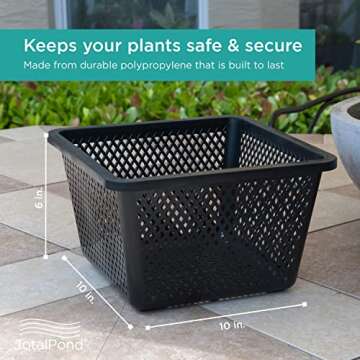 TotalPond Aquatic Plant Basket, 10-inch