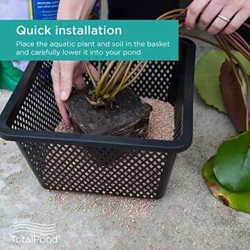 TotalPond Aquatic Plant Basket, 10-inch